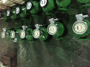 High viscosity oval gear flow meter High viscosity oval gear flow meter